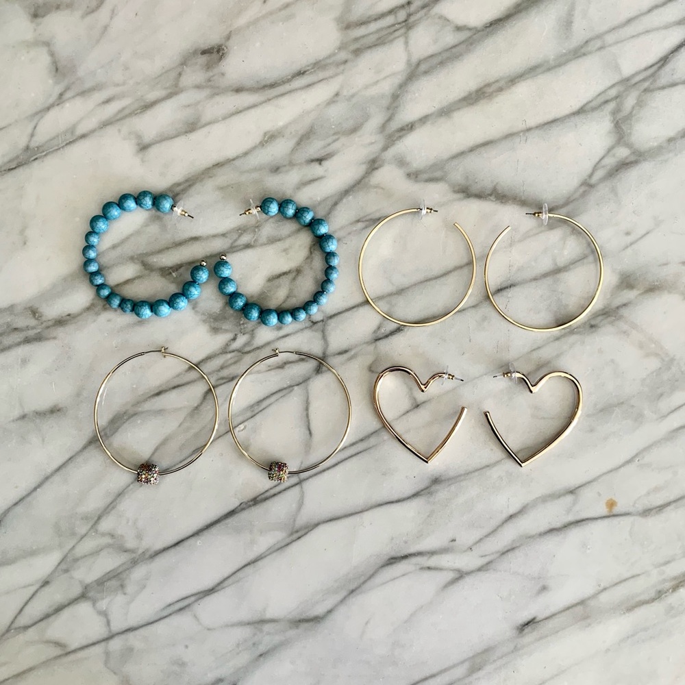 Hoop Earrings Bundle